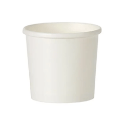 12oz White Paper Soup Pot _ Cup _ Ice Cream _ Rice _ Salad - Case: 500