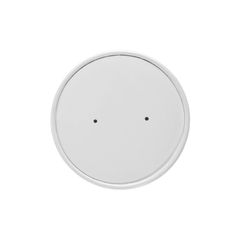 26oz White Recyclable Soup Bowl Lid _ Case: 500