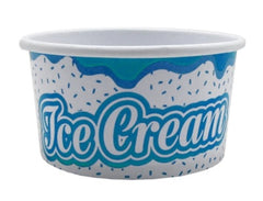 1000 Printed Paper Ice Cream_Gelato _ frozen yogurt _ Cup (170ml/6oz)