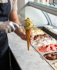 Carmen's Small Plain Waffle Cone (1 scoop) 165 Units