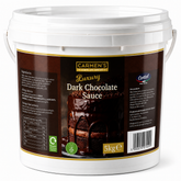 5kg Carmen’s Luxury Belgian Dark Chocolate Topping Sauce 5kg for professional use
