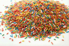 10kg - Sugar Strands _ 100's & 1000's Rainbow Assorted Sprinkles for Desserts Decoration 10kg (BULK)