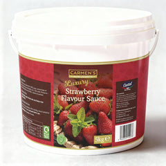 Carmen’s Luxury Strawberry Sauce 5kg for professional use