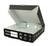Products - 500 Boxes _ 7" BLACK GENERIC PIZZA / WAFFLE BOX 190X190X45MM