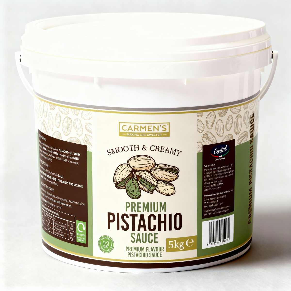 Carmen's _ Premium Pistachio Sauce 5kg
