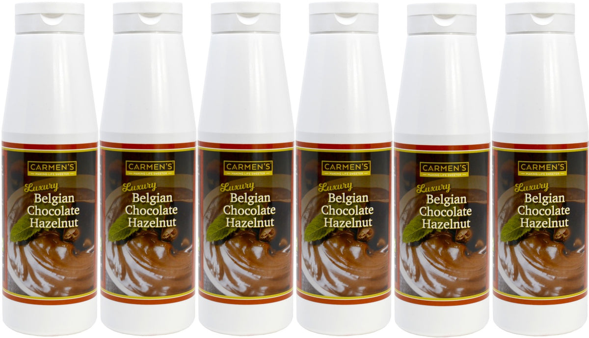 Carmen’s Luxury Belgian Milk Chocolate & Hazelnut Sauce (Nutella) 6kg for professional use