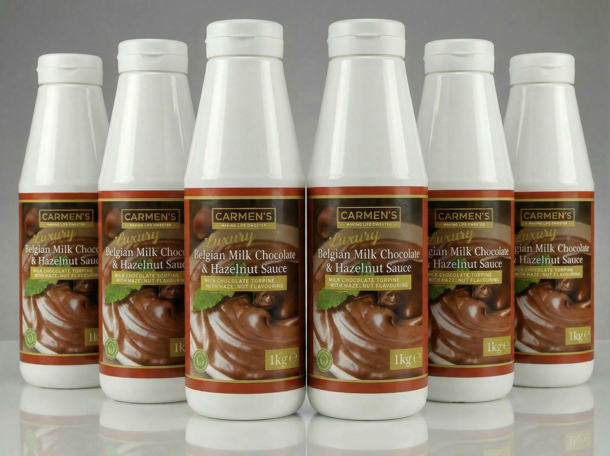 Carmen’s Luxury Belgian Milk Chocolate & Hazelnut Sauce (Nutella) 6kg for professional use