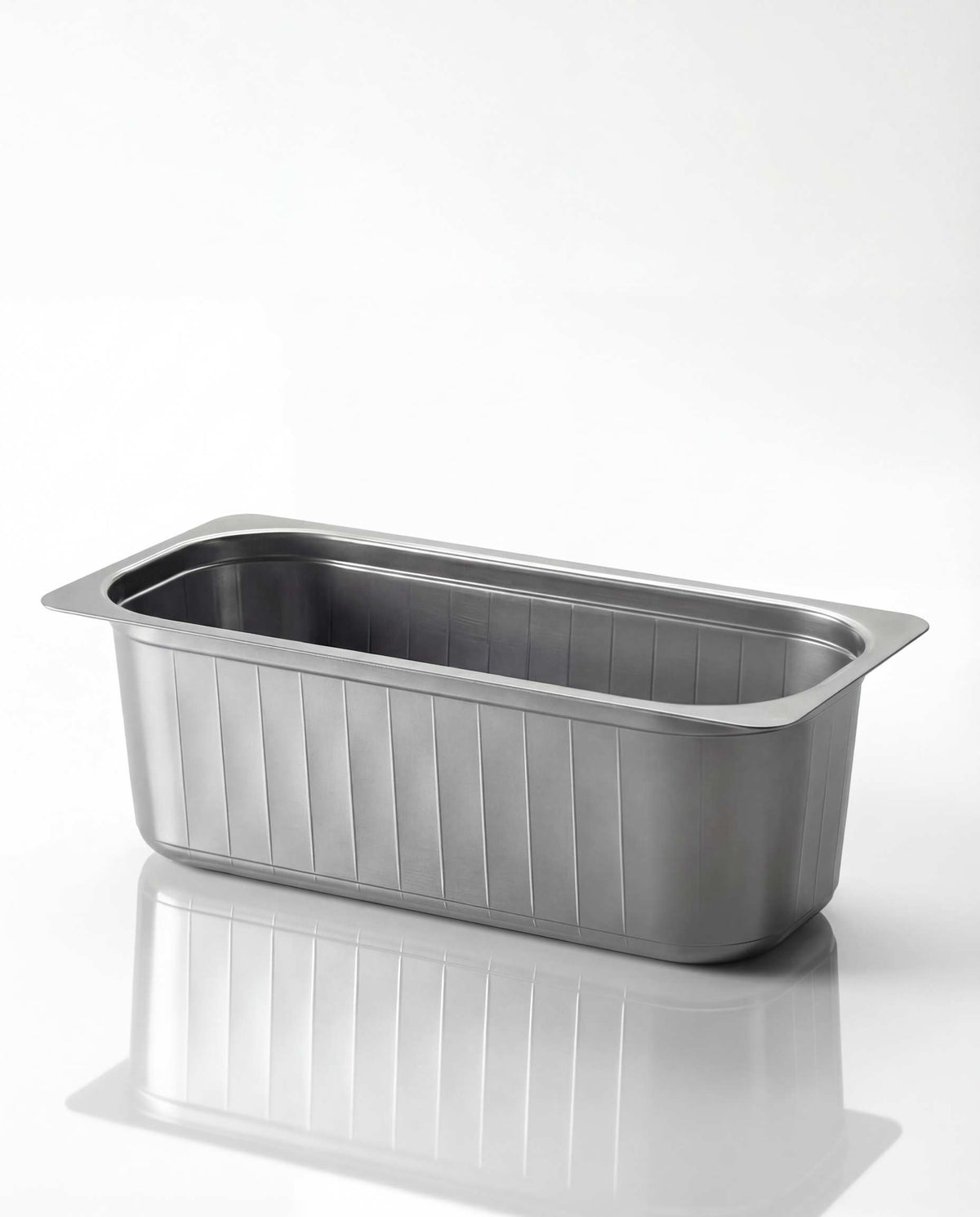 Napoli Tray _ 4.7L Plastic Silver Container for Ice Cream, Gelato production & Display 150 Units