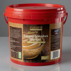6kg Carmen’s _ Luxury Creamy Bisco Speculoos Spread _ Smooth _6kg for professional use