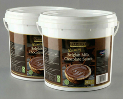10kg Carmen’s Luxury Belgian Milk Chocolate Sauce 10kg for professional use