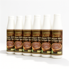 Carmen’s Luxury Belgian Milk Chocolate Sauce 6kg for professional use