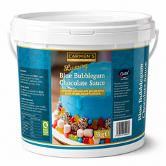 5kg Carmen’s Luxury Liquid Blue Bubblegum Chocolate Sauce 5kg for professional use