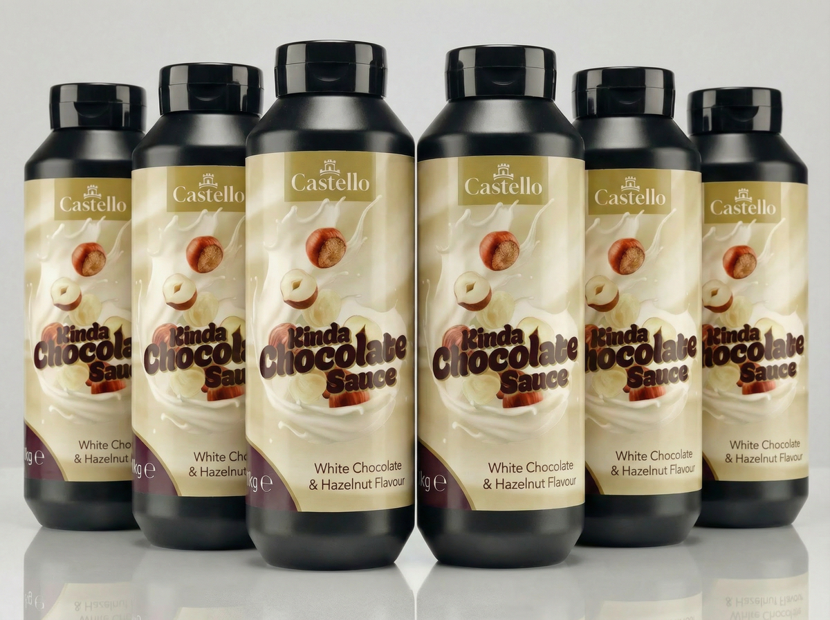 Castello Premium Liquid Kinda white Chocolate & Hazelnut Sauce (Kinder Bueno) 6kg