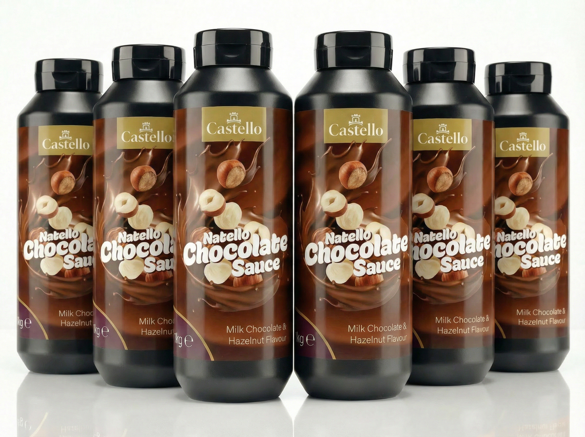 Castello Premium Liquid Natello Chocolate & Hazelnut Sauce (Nutella) 6kg
