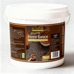 5kg Carmen's _ Luxury Cocoa Cream with Hazelnut, Wafer Chunks and Crushed hazelnut _ Fererro Rocher Cream 5kg