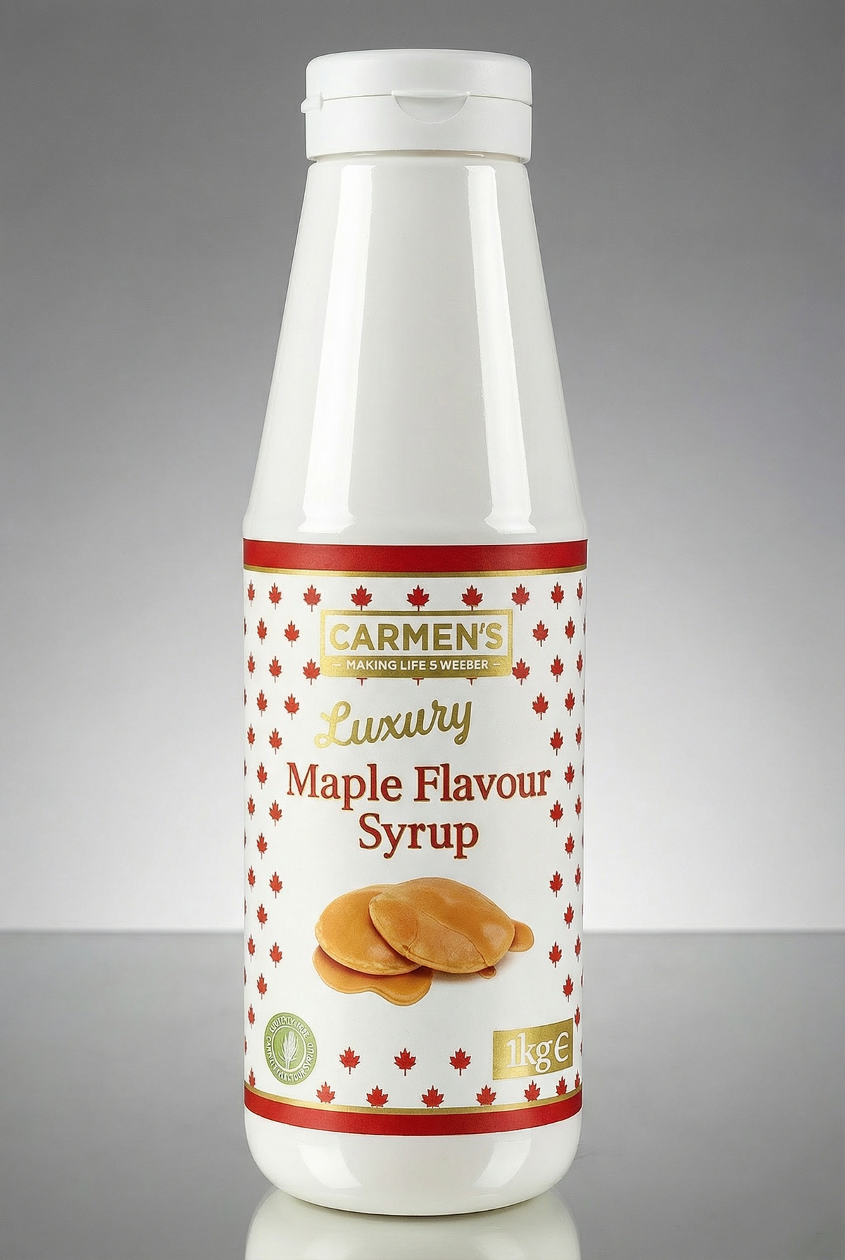 Carmen’s Luxury Maple Syrup 1kg for professional use