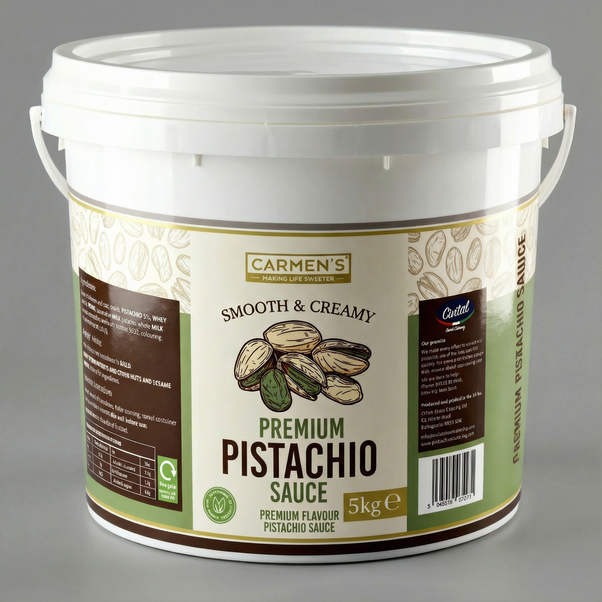 Carmen's _ Premium Pistachio Sauce 5kg