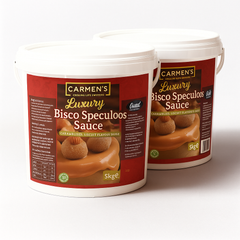 10kg Carmen's _ Luxury Bisco Speculoos Topping Sauce for professional 10kg