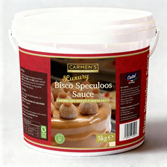 5kg Carmen's _ Luxury Bisco Speculoos Topping Sauce for professional 5kg