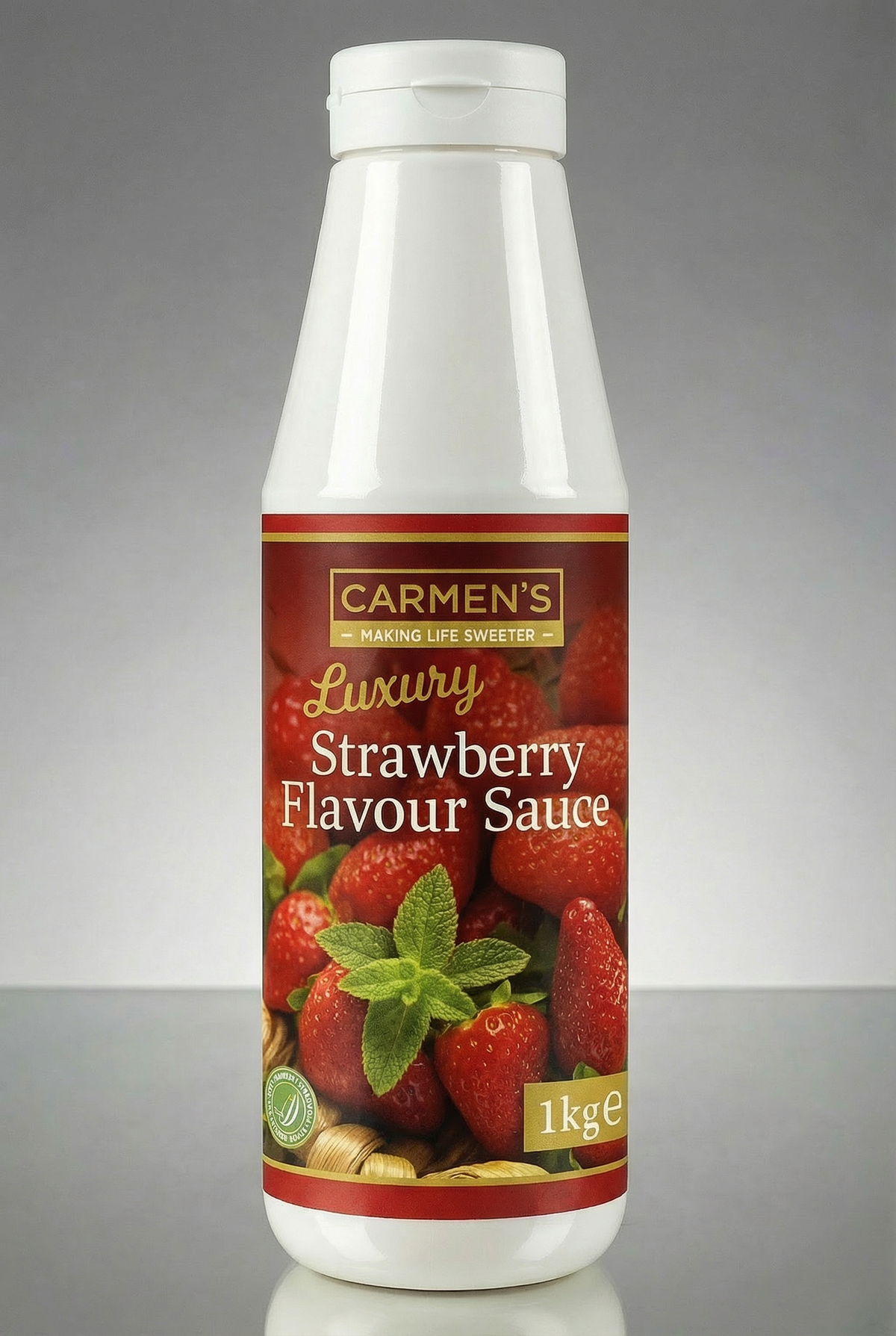 Carmen’s Luxury Strawberry Sauce 1kg for professional use