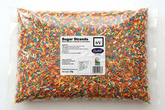 Sugar Strands _ 100's & 1000's Rainbow Assorted Sprinkles for Desserts Decoration 1kg