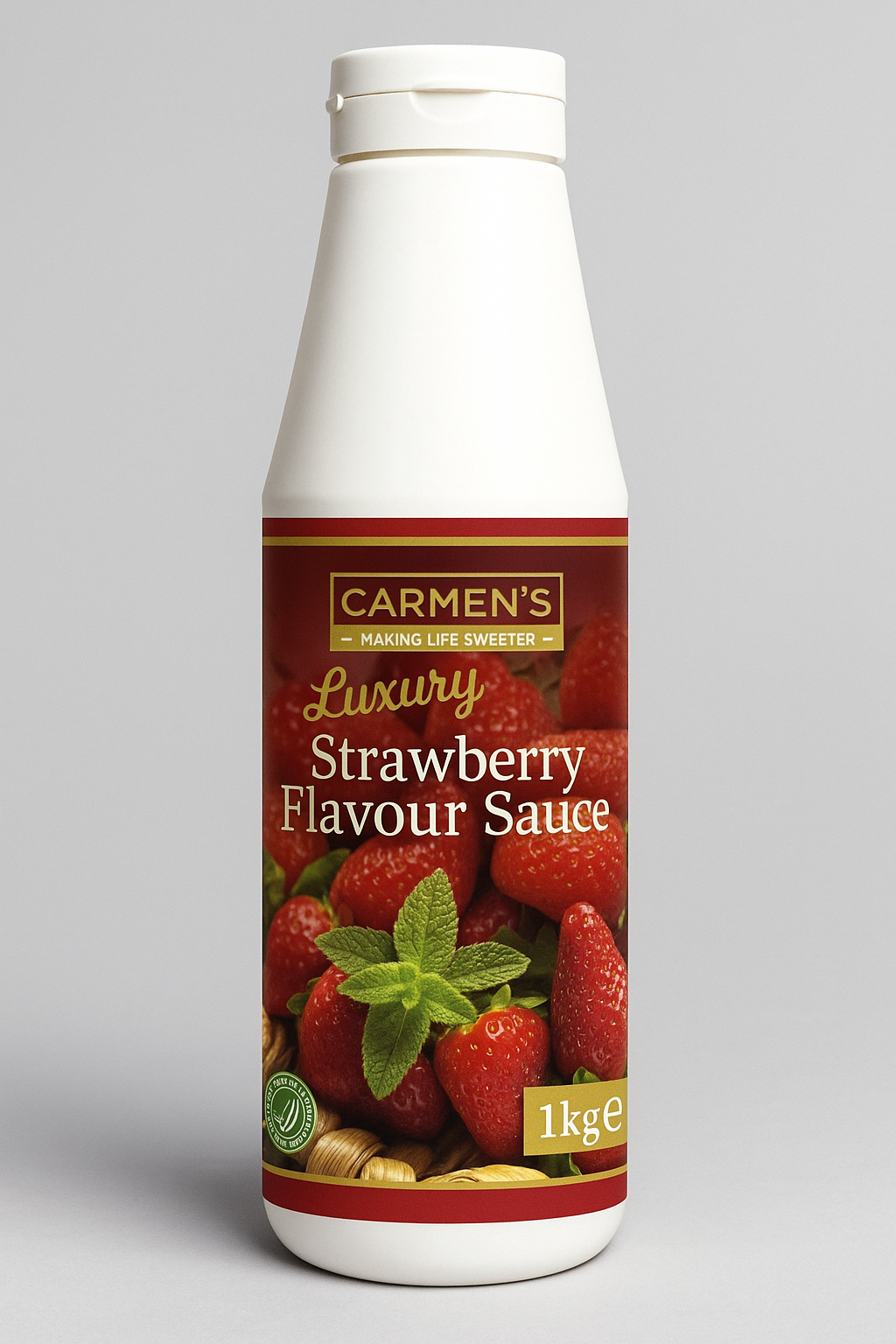 Carmen’s Luxury Strawberry Sauce 1kg for professional use