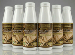 6kg Carmen’s Luxury White Chocolate & Hazelnut Topping Sauce (Kinder Bueno) 6kg for professional use