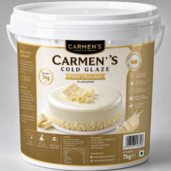 Mirror Overlay Cold Glaze White Chocolate Flavoured 7kg